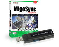 MigoSync and DataTraveler 100 drive